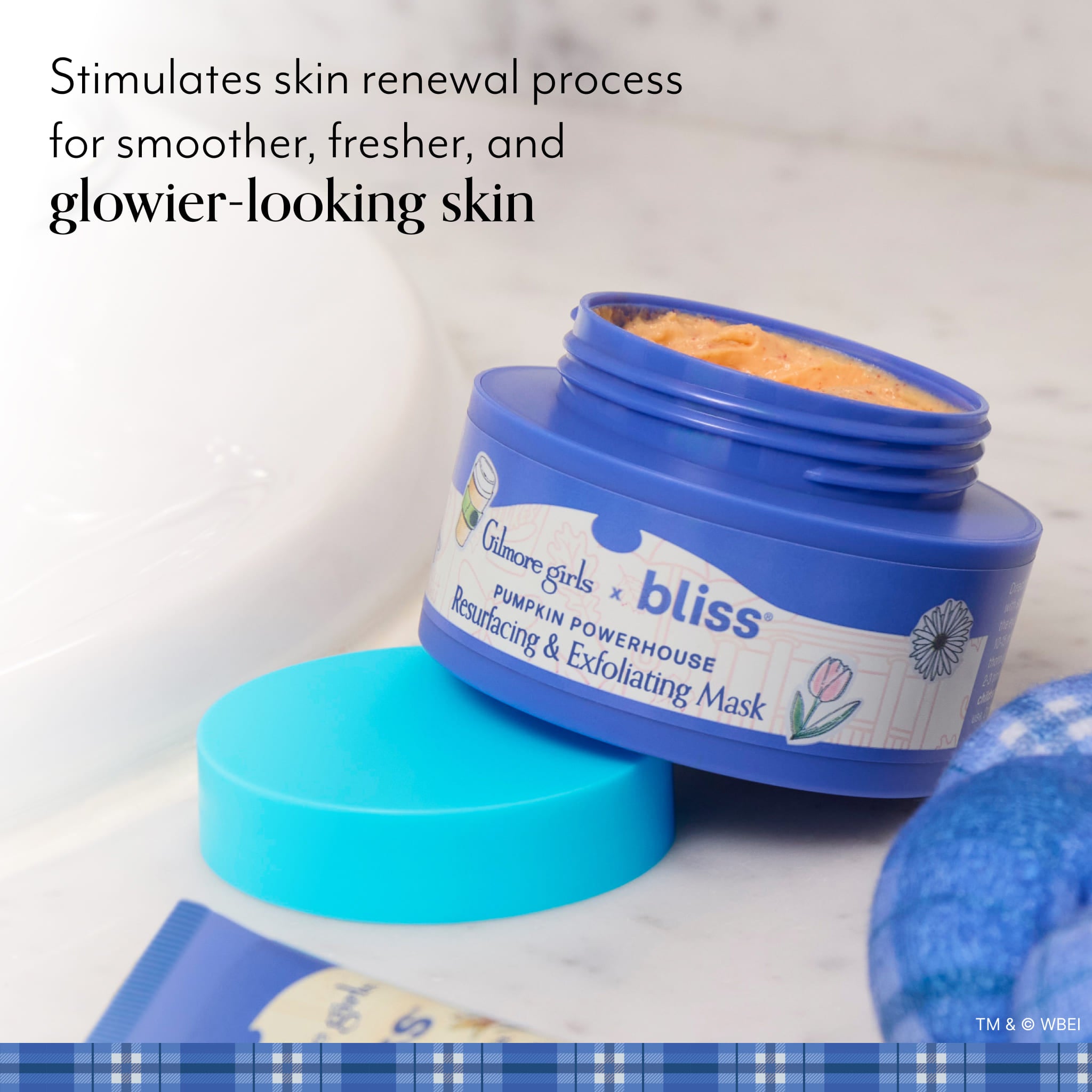 Gilmore Girls x Bliss Pumpkin Powerhouse Resurfacing & Exfoliating Mask + Spa Headband - Image 3